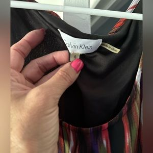 Maxi multi colored dress size 6